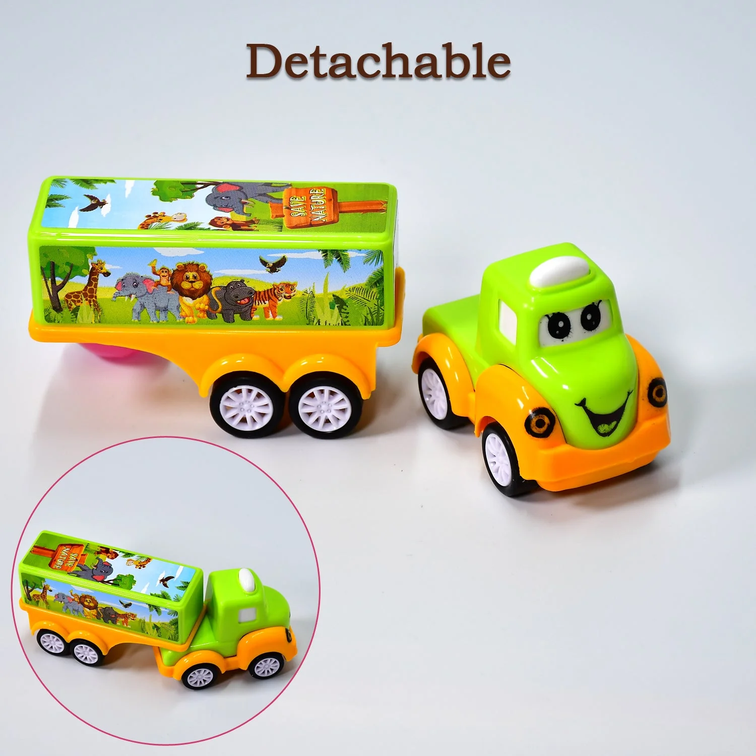 Small Green and yellow Toy Truck. - Image 6