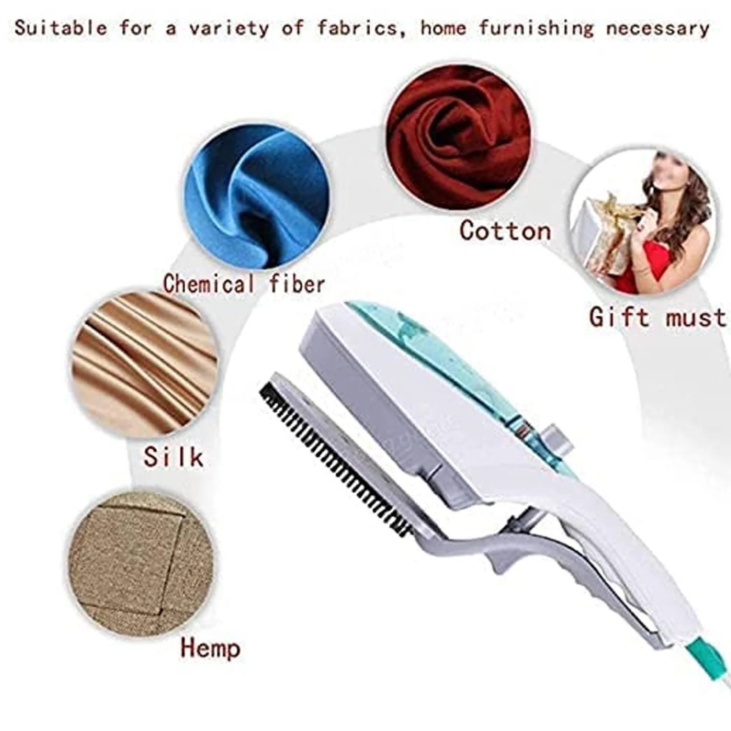 Handheld Steam Iron Portable Garment Steamer Set for Clothes & Travel Use - Image 6