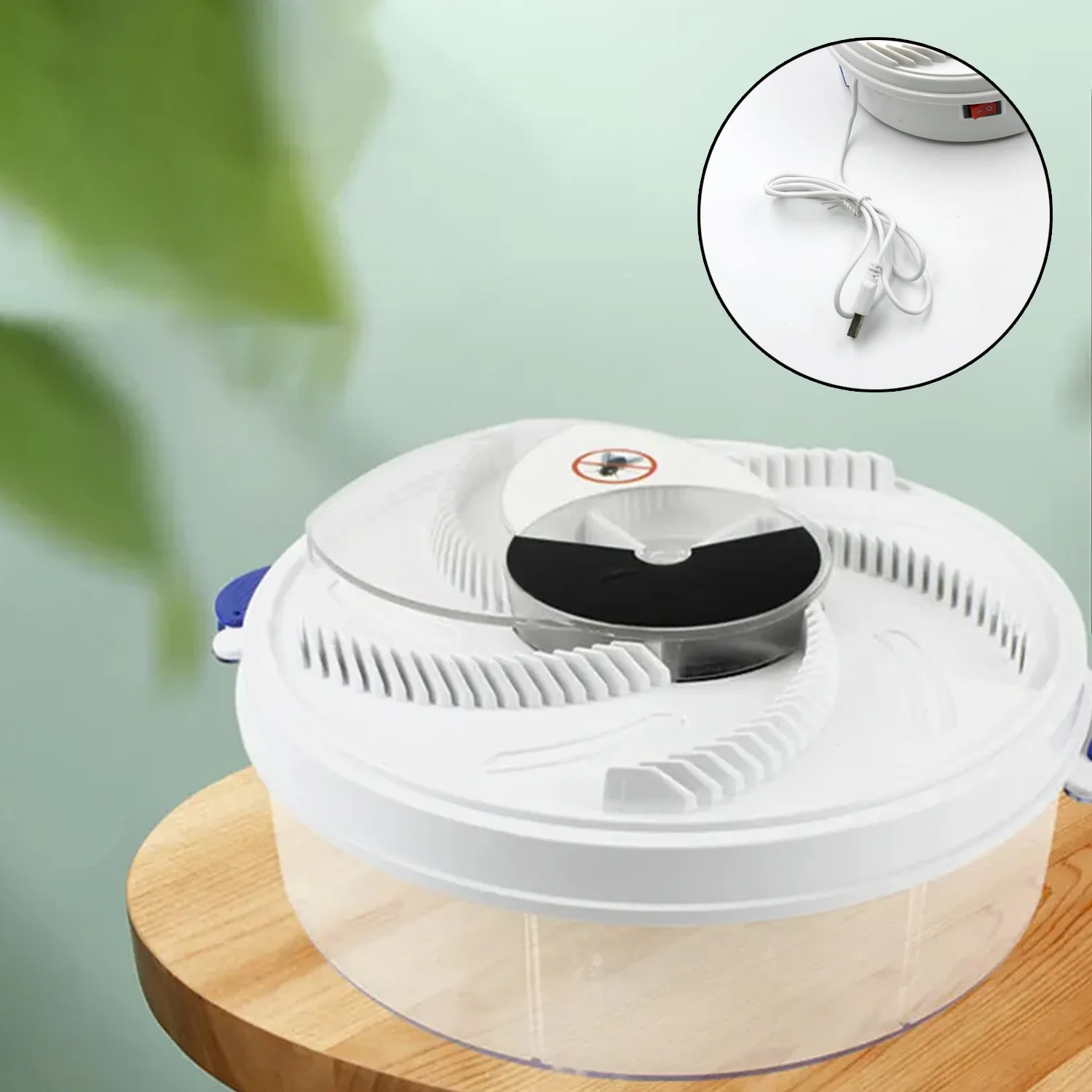 Electric Fly Trap, Fly Trap Pest Device Insect Catcher Automatic Flycatcher Fly Trap - Image 3