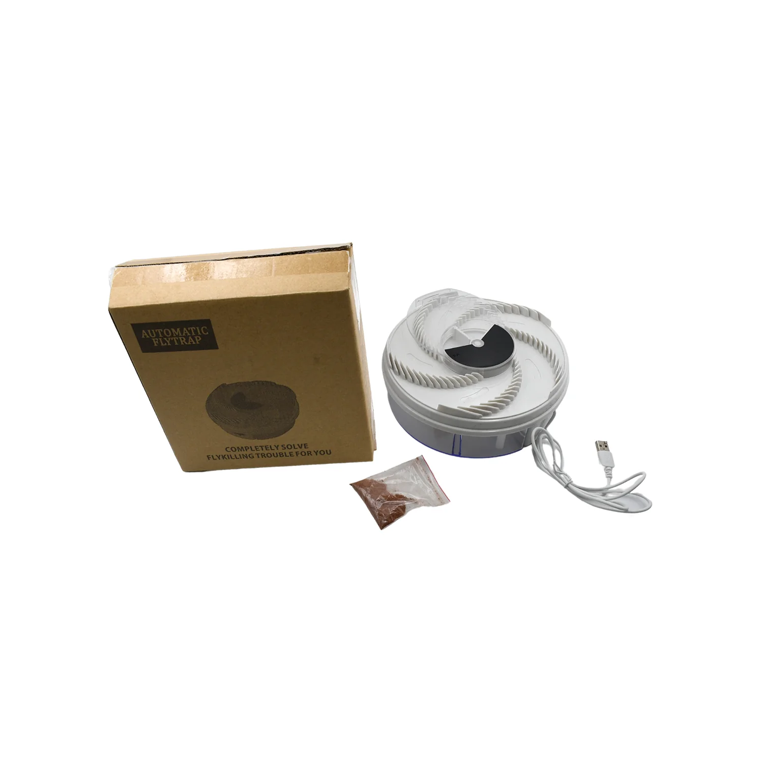 Electric Fly Trap, Fly Trap Pest Device Insect Catcher Automatic Flycatcher Fly Trap - Image 4