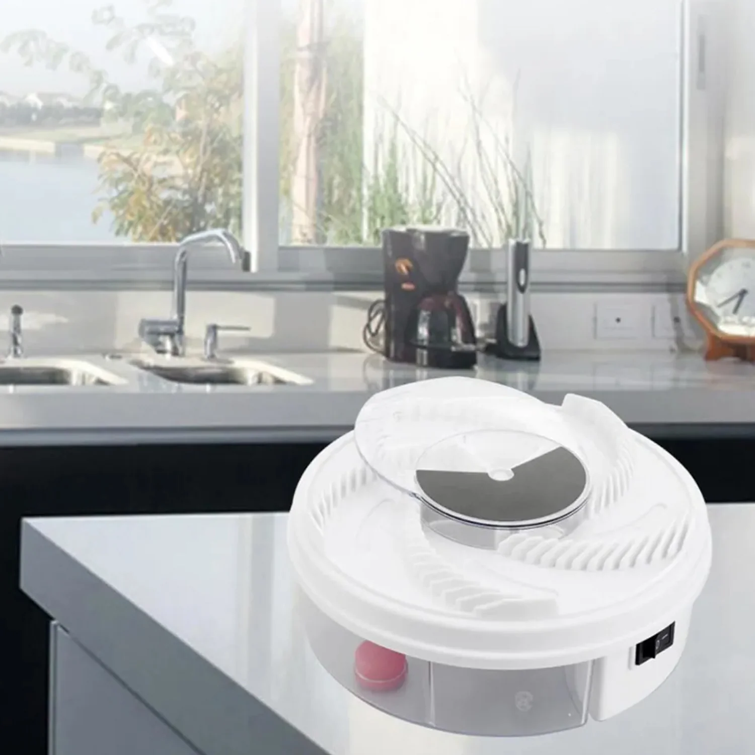 Electric Fly Trap, Fly Trap Pest Device Insect Catcher Automatic Flycatcher Fly Trap - Image 6