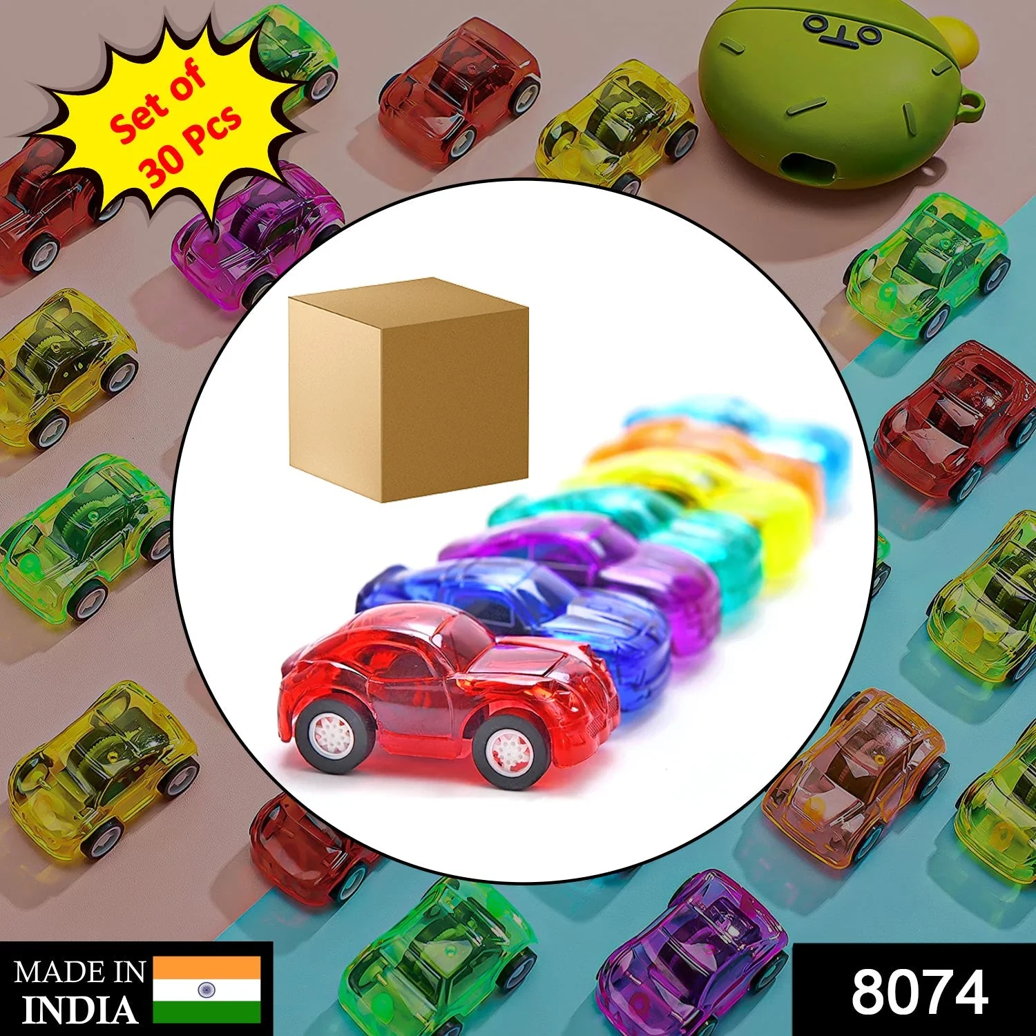 Mini Pull Back Car used  by kids and children enjoying purposes  in household - Image 2