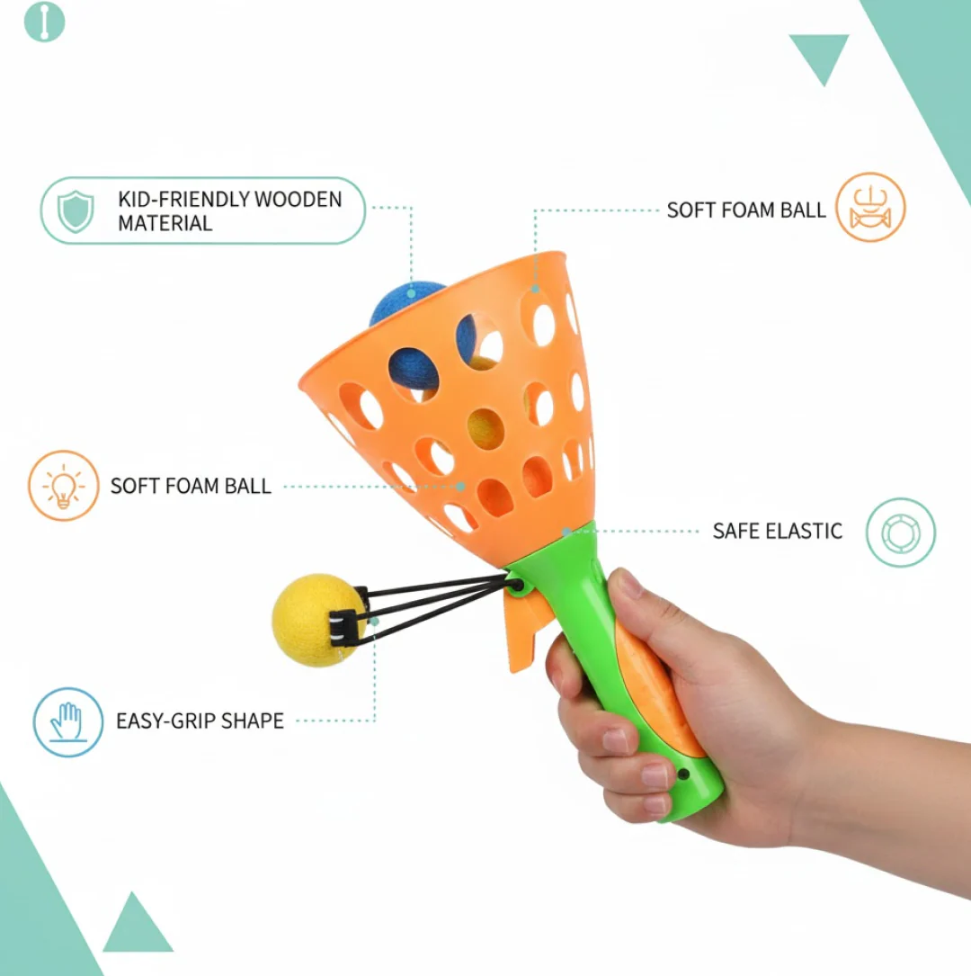 Catapult Butt Ball Toy widely used by kids and childrens - Image 5