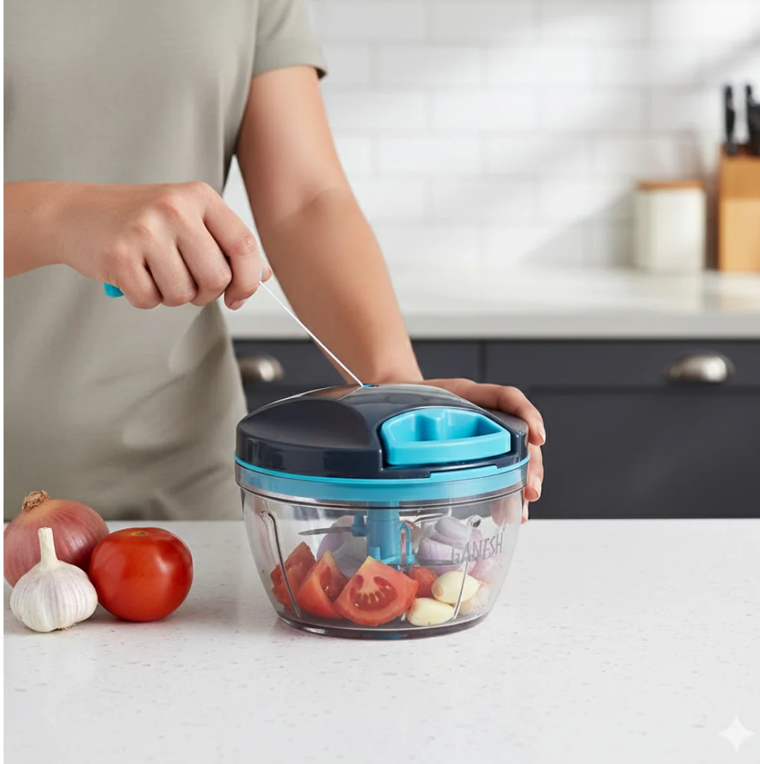 GANESH Wonder Chopper, Grey (470Ml) - Image 4