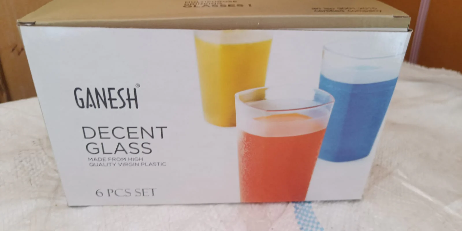 Ganesh Decent Glass, 350ml, Set of 6 - Image 13