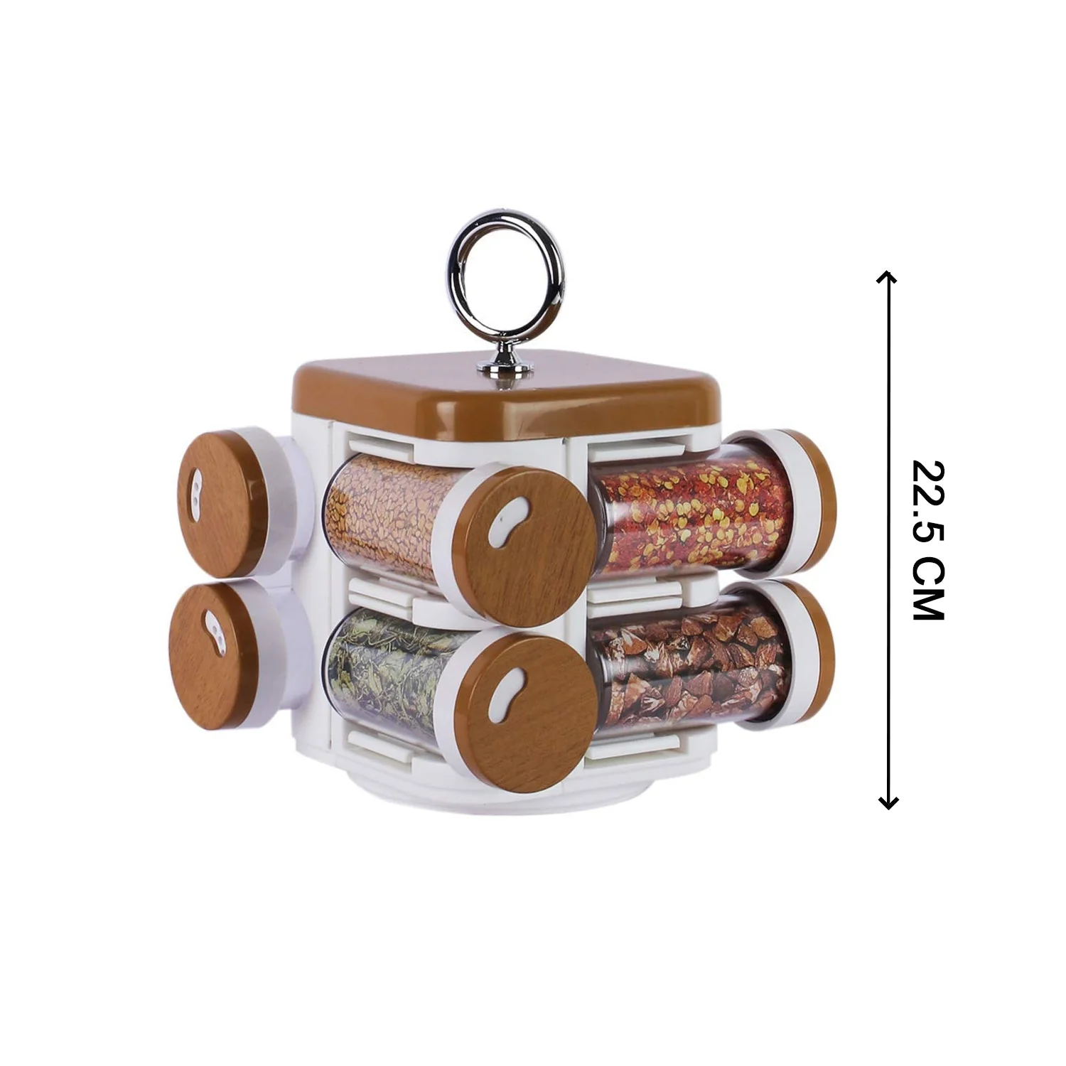 Ganesh Storewell Plastic Spice Rack - Set of 8 - Image 5