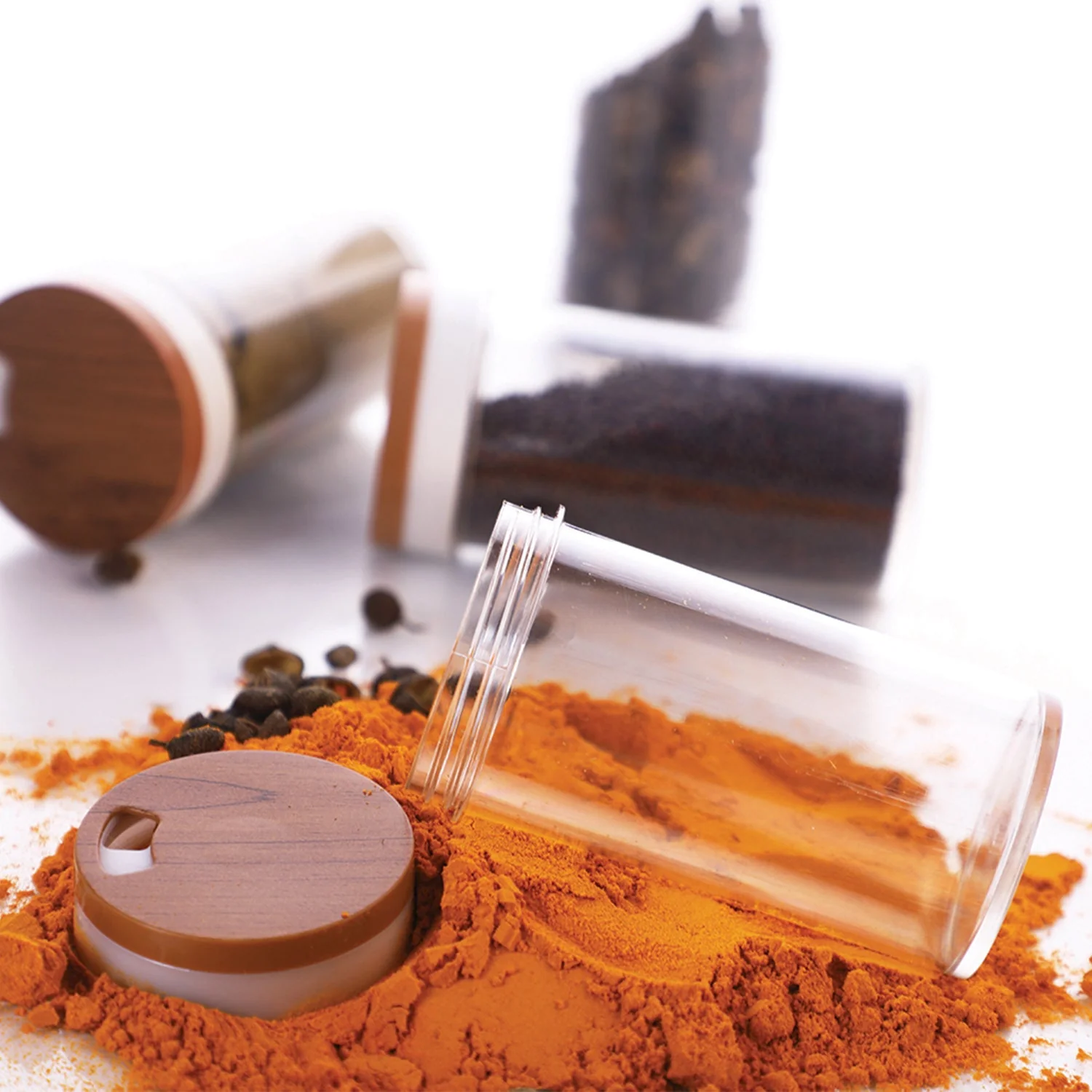 Ganesh Storewell Plastic Spice Rack - Set of 8 - Image 6