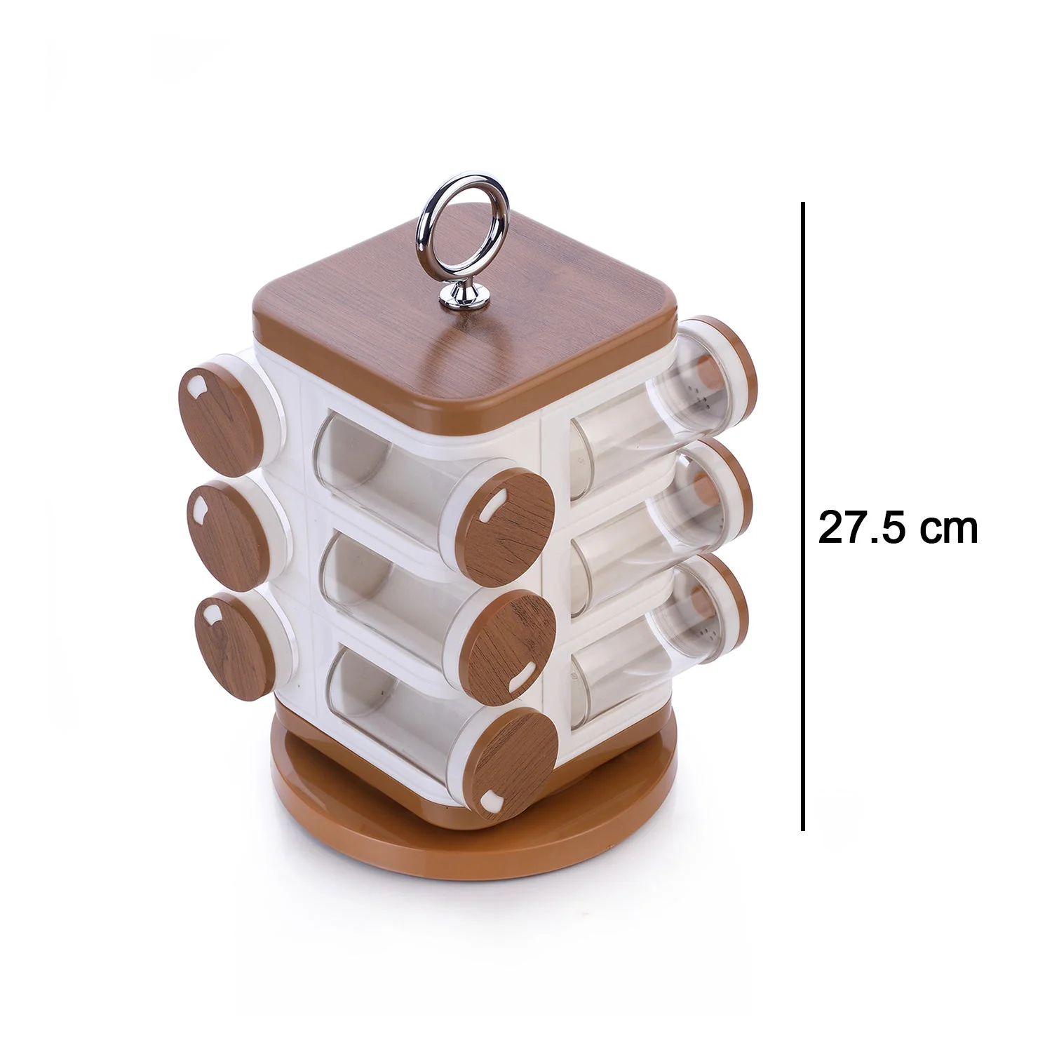 Ganesh 12-Jar Revolving Spice Rack Masala Box - Image 5