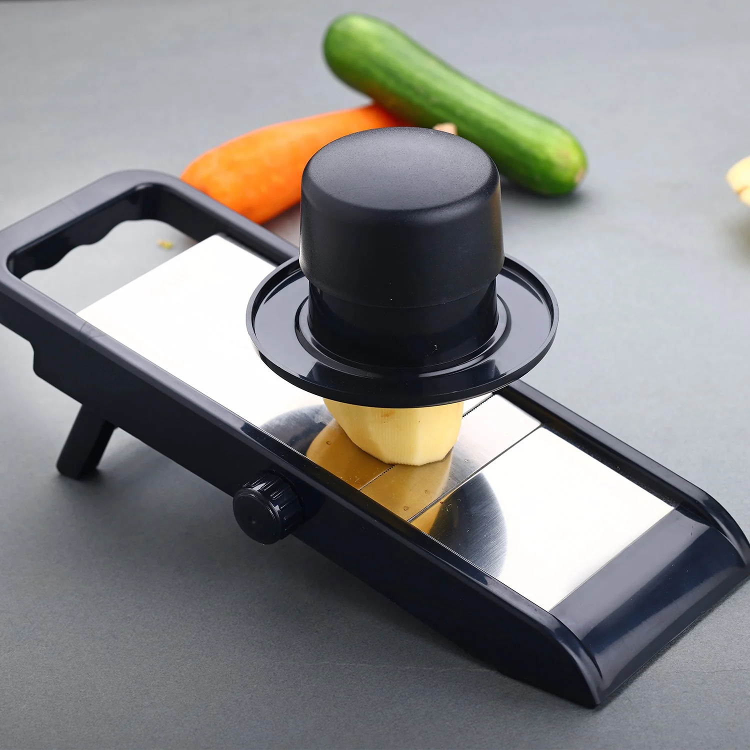 Premium Multipurpose Potato & Onion Slicer Grater Adjustable Slicer - Image 3