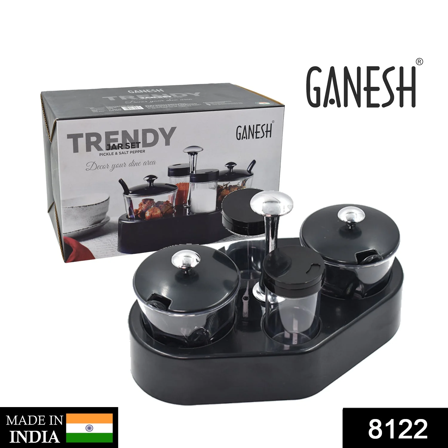 Ganesh rendy Condiment set (1 Pc / Plastic) - Image 2