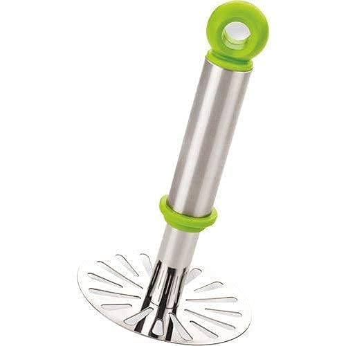 Ganesh Potato / Pav Bhaji Masher with Plastic Handle, Silver & Plastic - Image 6
