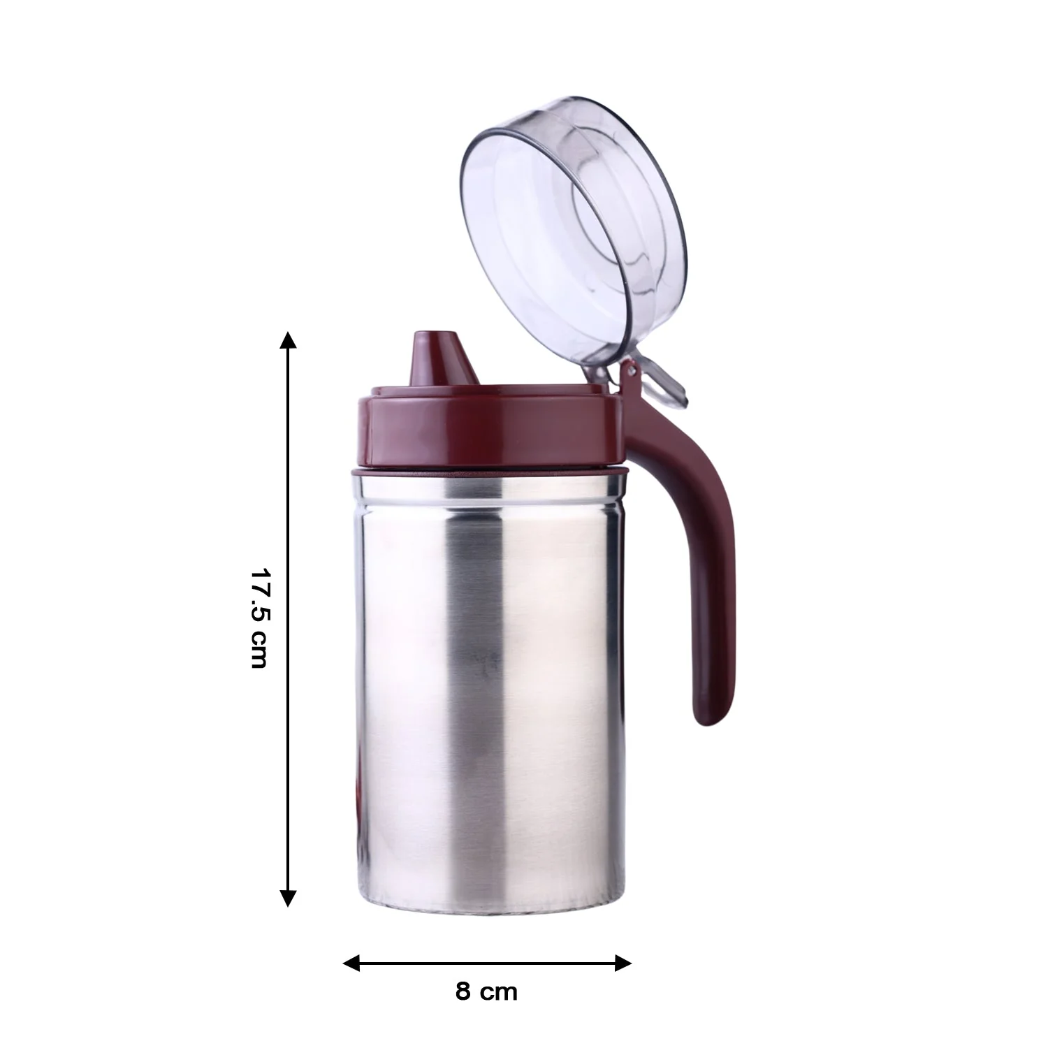 Oil Dispenser Stainless Steel with small nozzle 500ML Oil Container. - Image 6