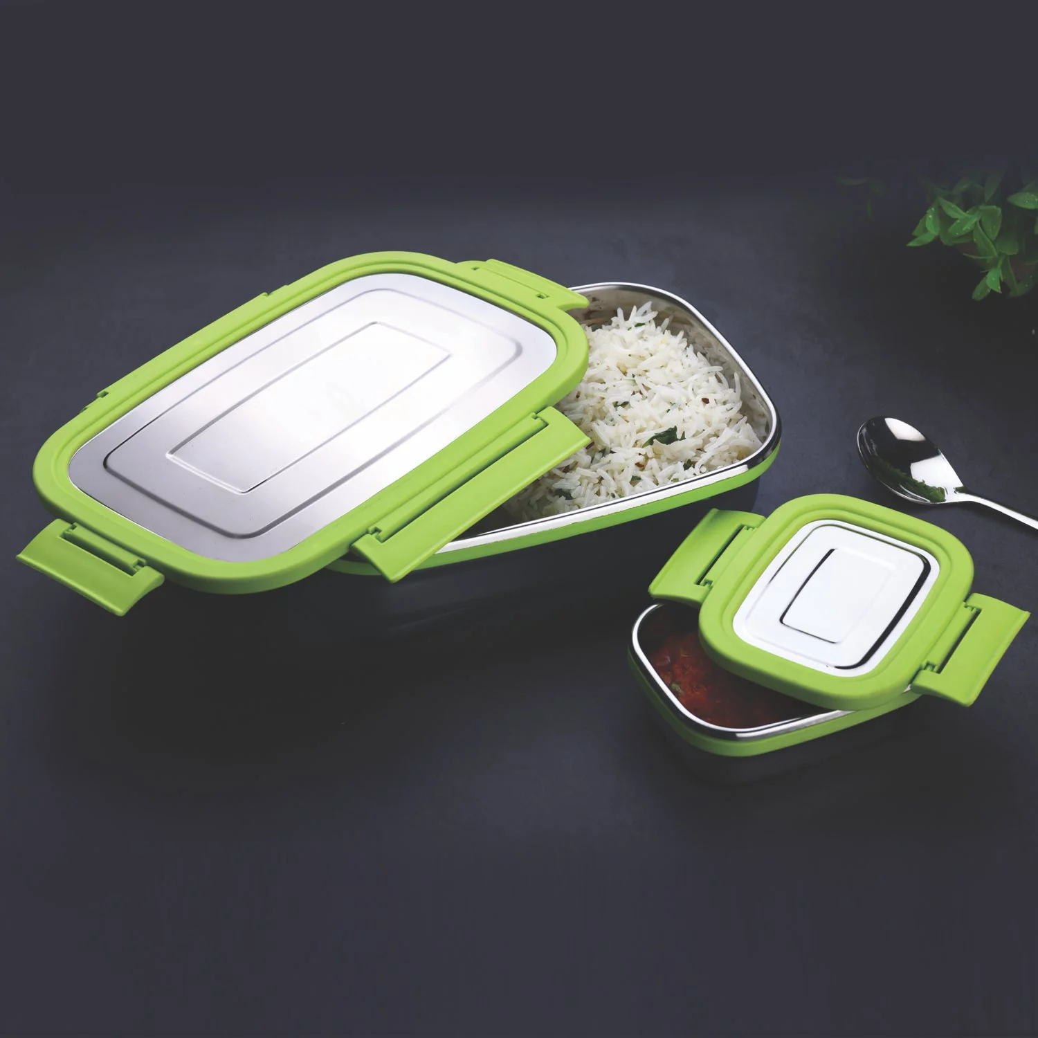 stainless Steel Lunch Pack for Office & School Use - Image 7