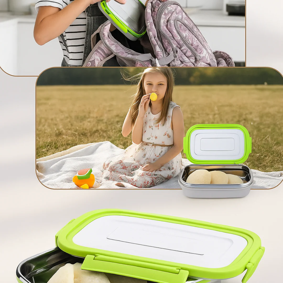 Ganesh Junior Stainless Steel Lunch Pack for Office & School Use - Image 6