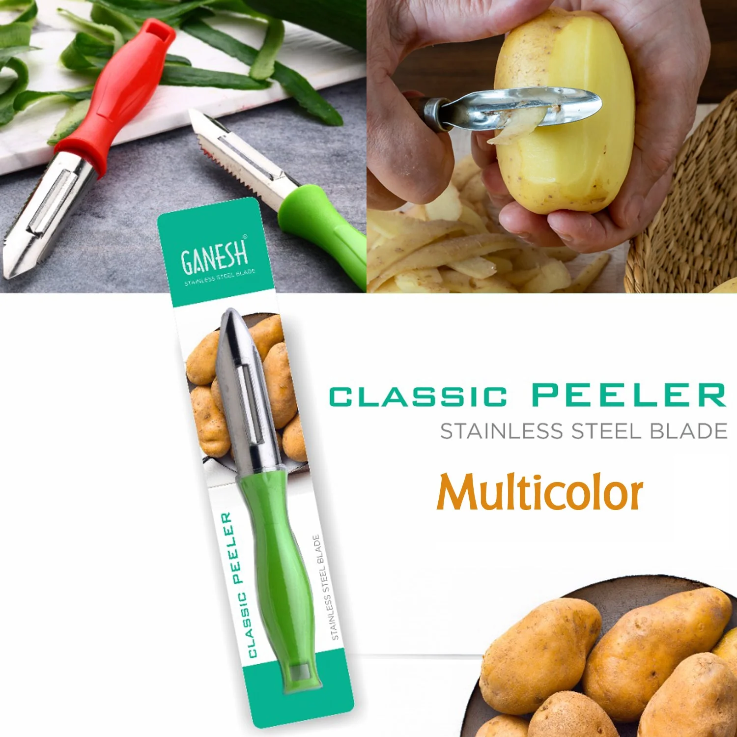 Ganesh Stainless Steel Classic Peeler - Image 8