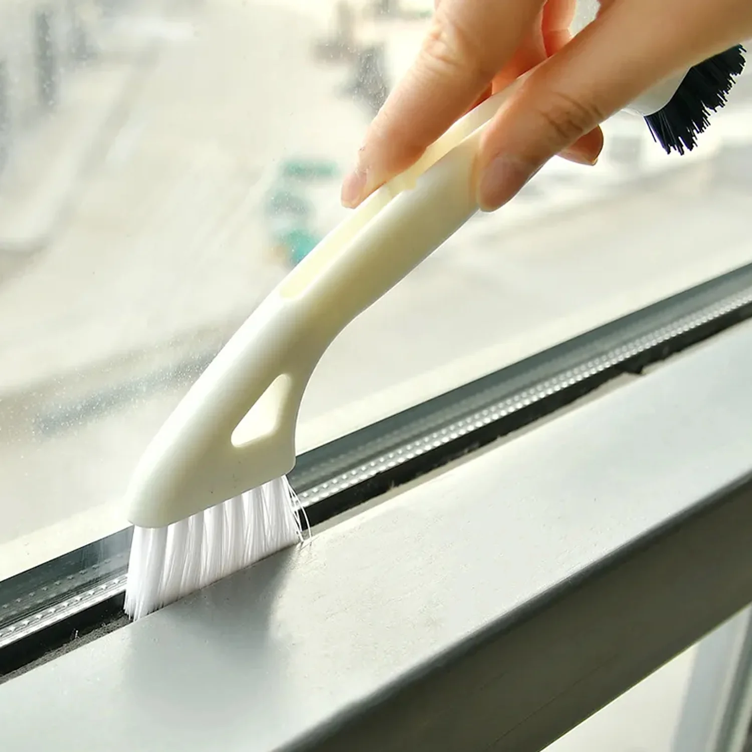 Multi Purpose Double Side Twin Cleaning Brush For Home & Clening Brush (1 Pc) - Image 3