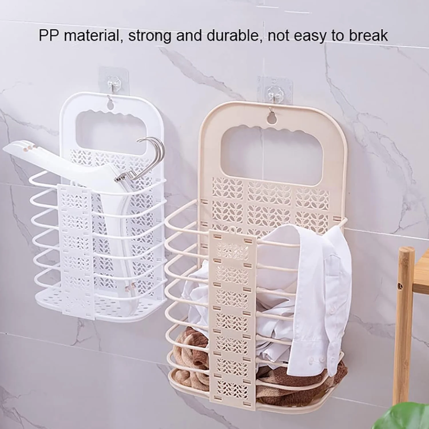 Portable Laundry Basket – Washing Clothes Storage Hamper - Image 3