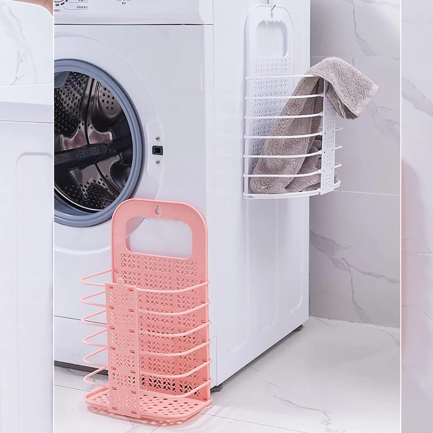 Portable Laundry Basket – Washing Clothes Storage Hamper - Image 9