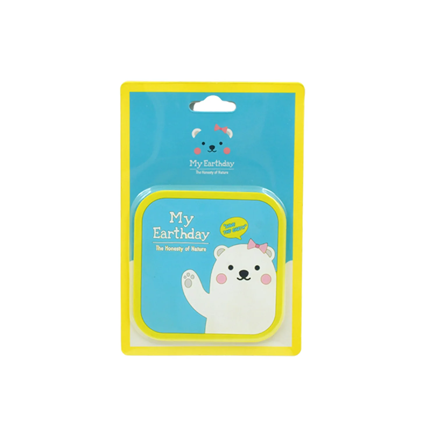 Non Slip Square Cartoon Silicone Coasters for Tea Coffee Cups Mugs  1 Pc - Image 4