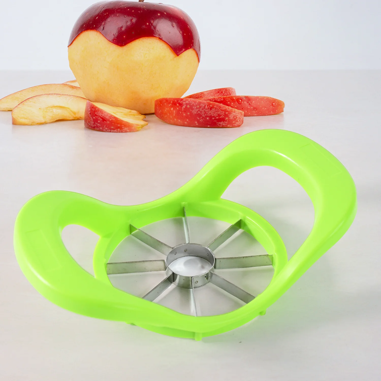 Multi-Purpose Fruit Slicer Apple Cutter with 8 Stainless Steel Blades (1 Pc) - Image 3
