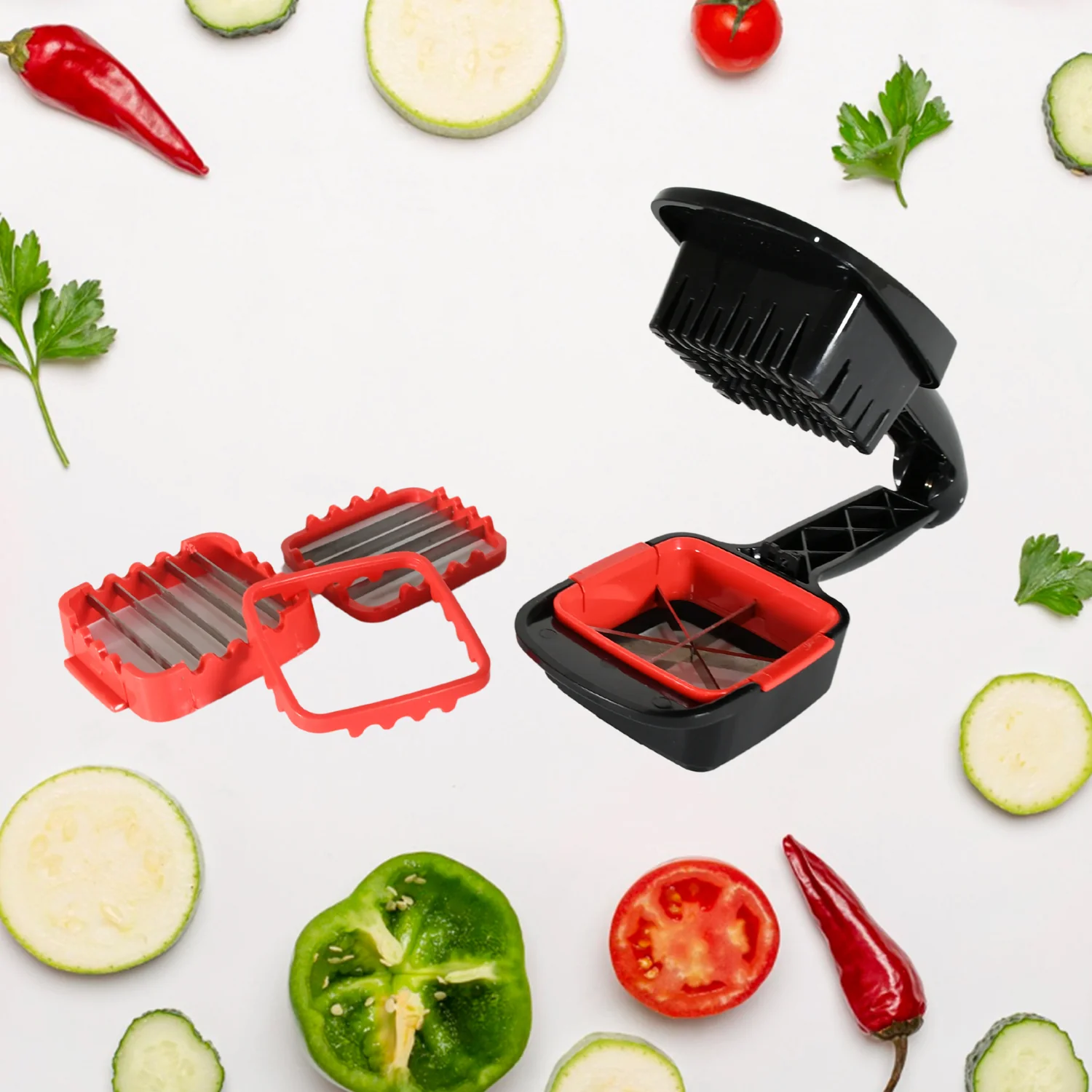 Multifunction Vegetable Cutter Manual Vegetable Quick Dicer Fruit and Vegetable - Image 3