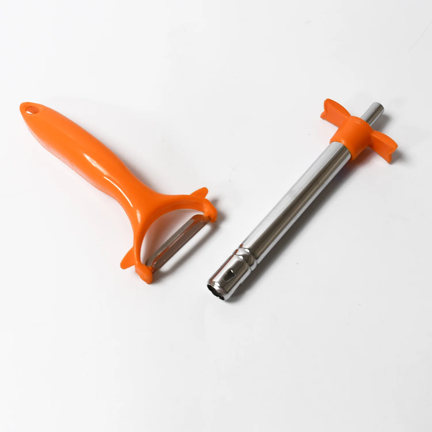 2 in 1 Kitchen Combo Lighter with Vegetable Cutter Peeler For Kitchen  (2 Pc Set) - Image 4