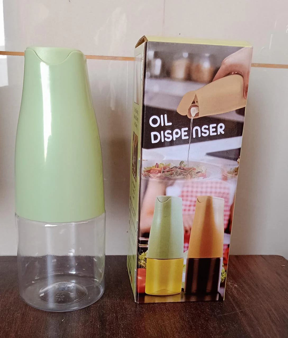 Oil Dispenser, 500ml Cooking Oil Dispensing Cruets with Automatic Open Lid, (500 ML) - Image 8