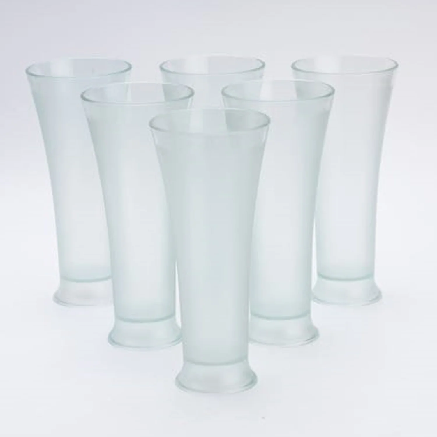 High Quality Faluda, ice cream, Juicer and Water Glasses Set of 6 Transparent, Drinking Water Glasses Stylish Glasses for Faluda, Water, Juice, Glass Set of 6 Pcs (Plastic 300 ML Approx) - Image 4