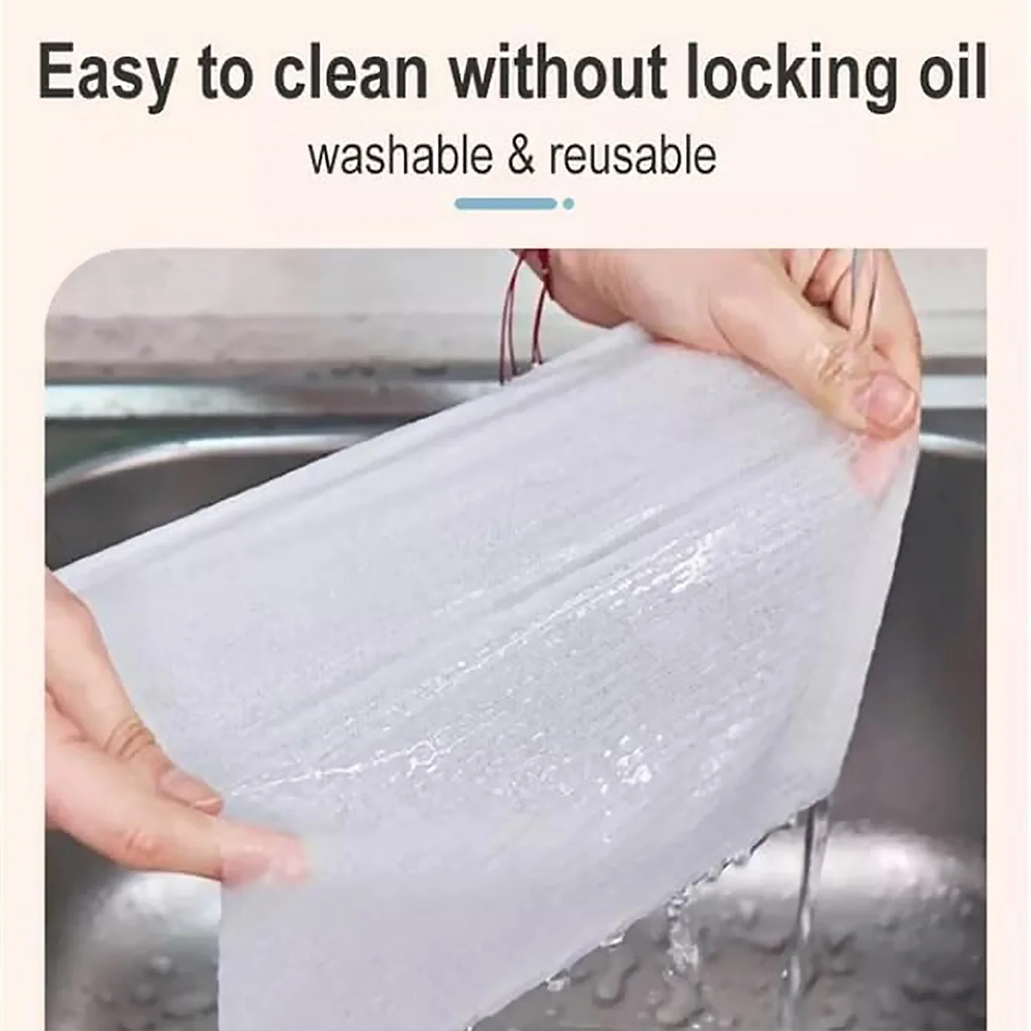 Strong Decontamination Kitchen Cleaning Wet Wipes for Grease & Glass (80 Pcs) - Image 4