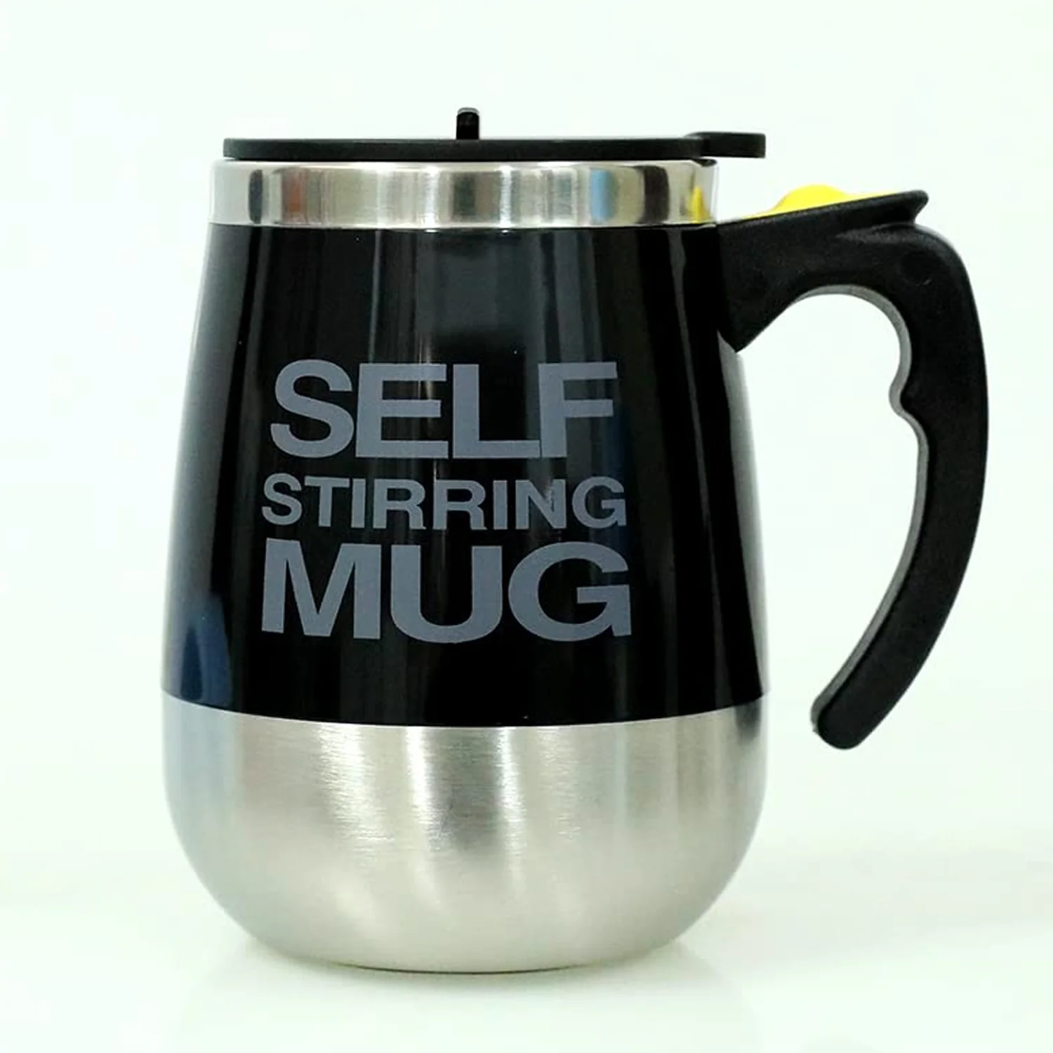Self Stirring Mug With Lid used in  official places for serving drinks (1 Pc / 400 ML) - Image 4