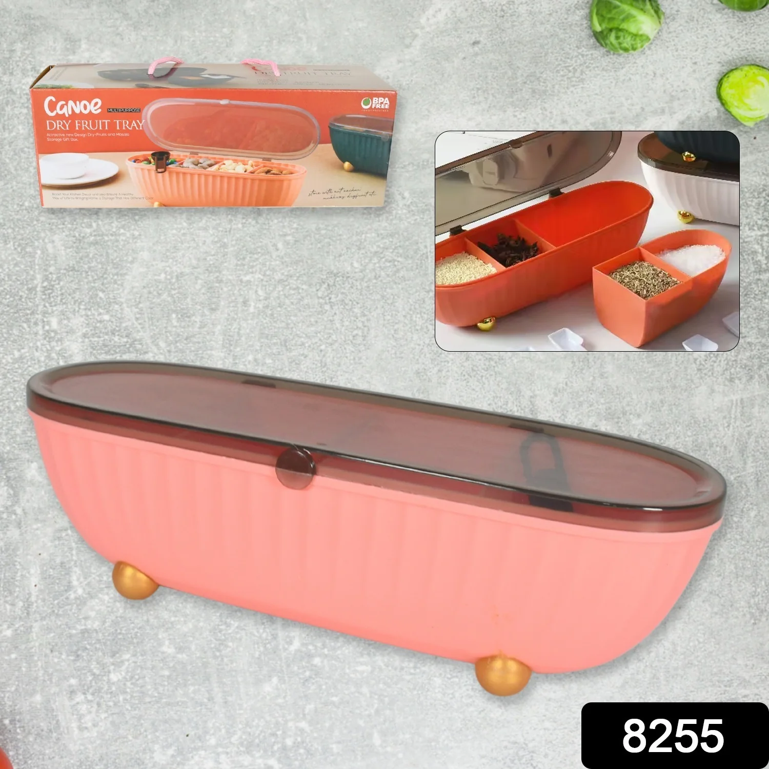 Spice Bottle Spice Jar Durable Seasoning Box Food Grade Tray for Kitchen  1 Pc - Image 2