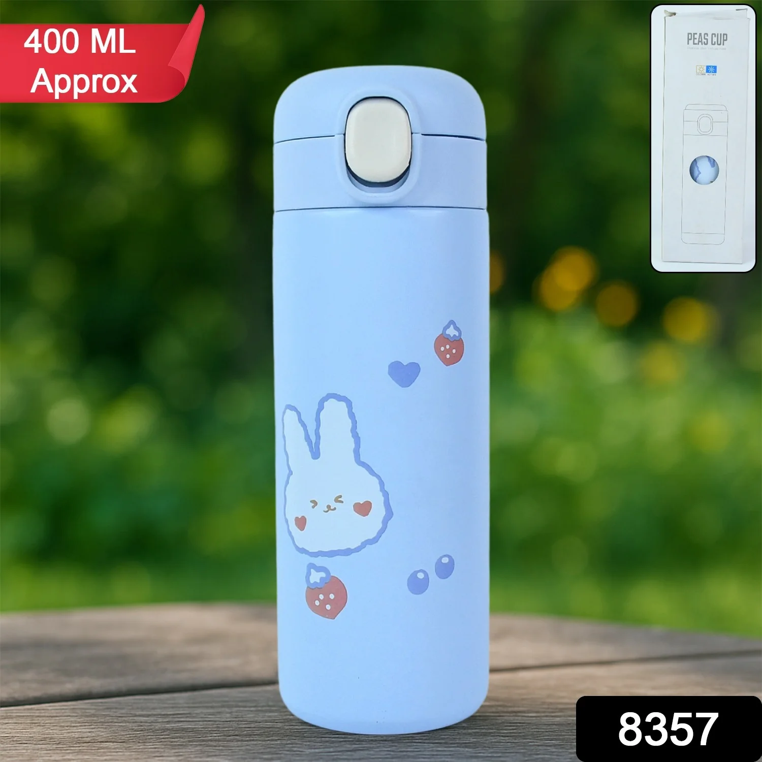 Double walled Stainless Steel Water Bottle (400 ML Approx) - Image 2