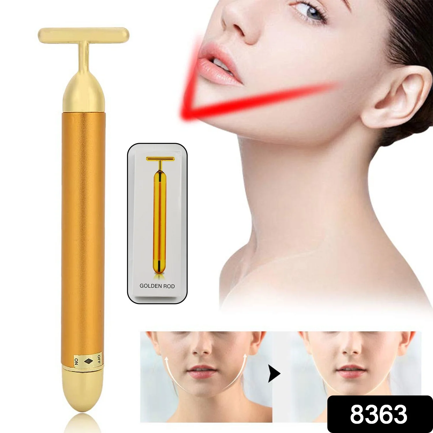 Golden Energy Face Massager (1 Pc) - Image 2