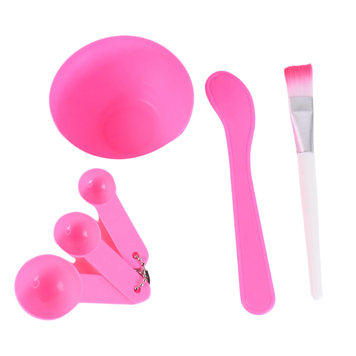 4 In 1 Facial DIY Skin Care Mask Mixing Bowl Stick Brush Gauge Spoon (6 Pcs Set) - Image 6