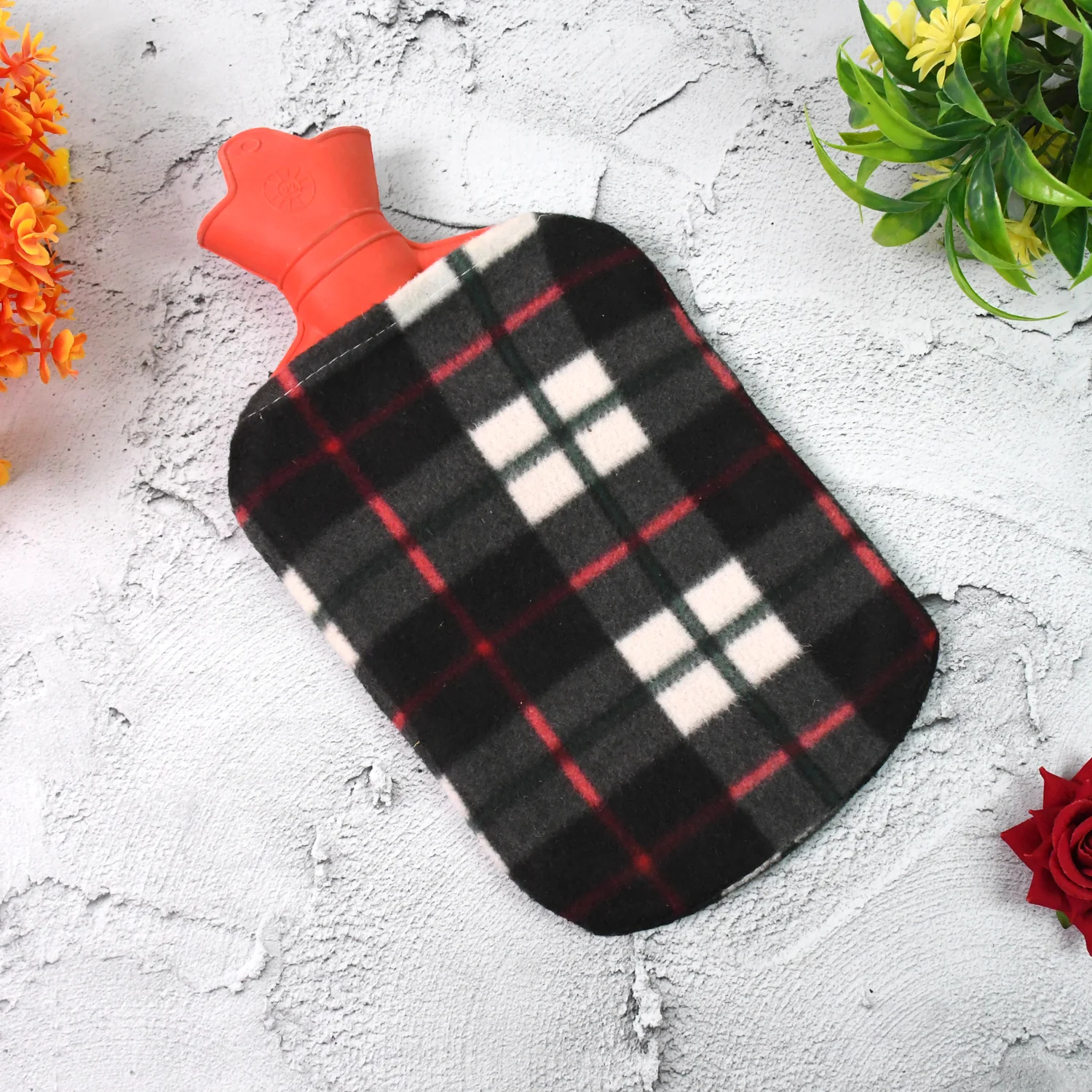 Hot Water Bottle Bag With Cover For Pain Relief (1 Pc / Mix Design & Size) - Image 5