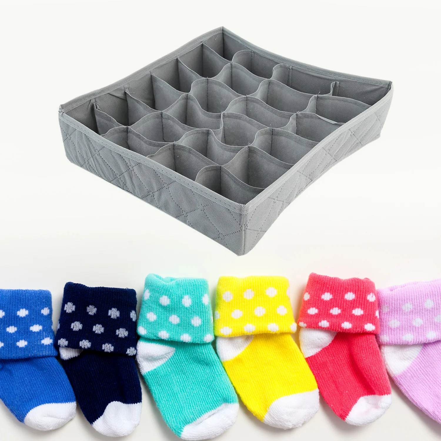 Folding Removable Tie Necktie Sock (1 Pc Mix Design) - Image 4