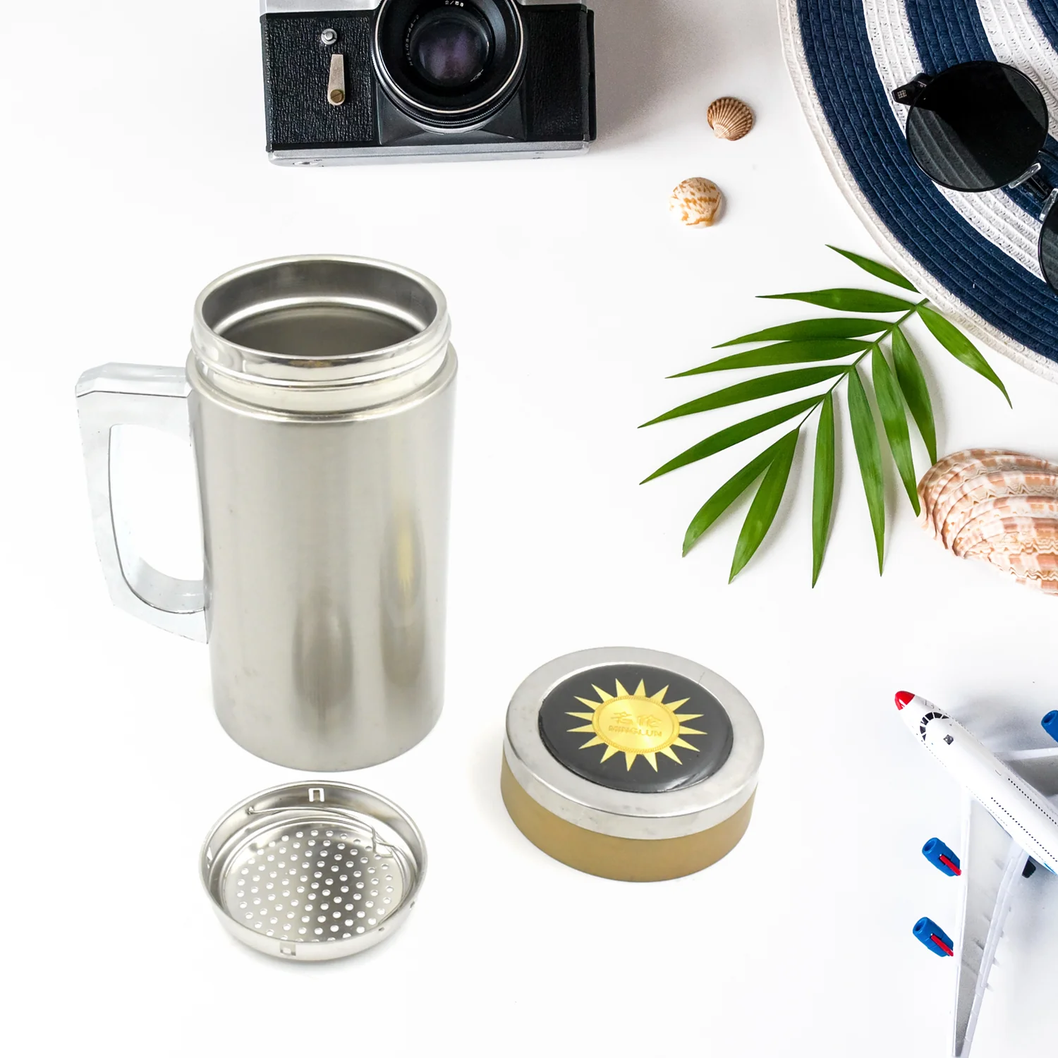 Multifunctional Double-Wall Thermos Water Bottles for Office Mug, Home, Travel(400ml) - Image 5