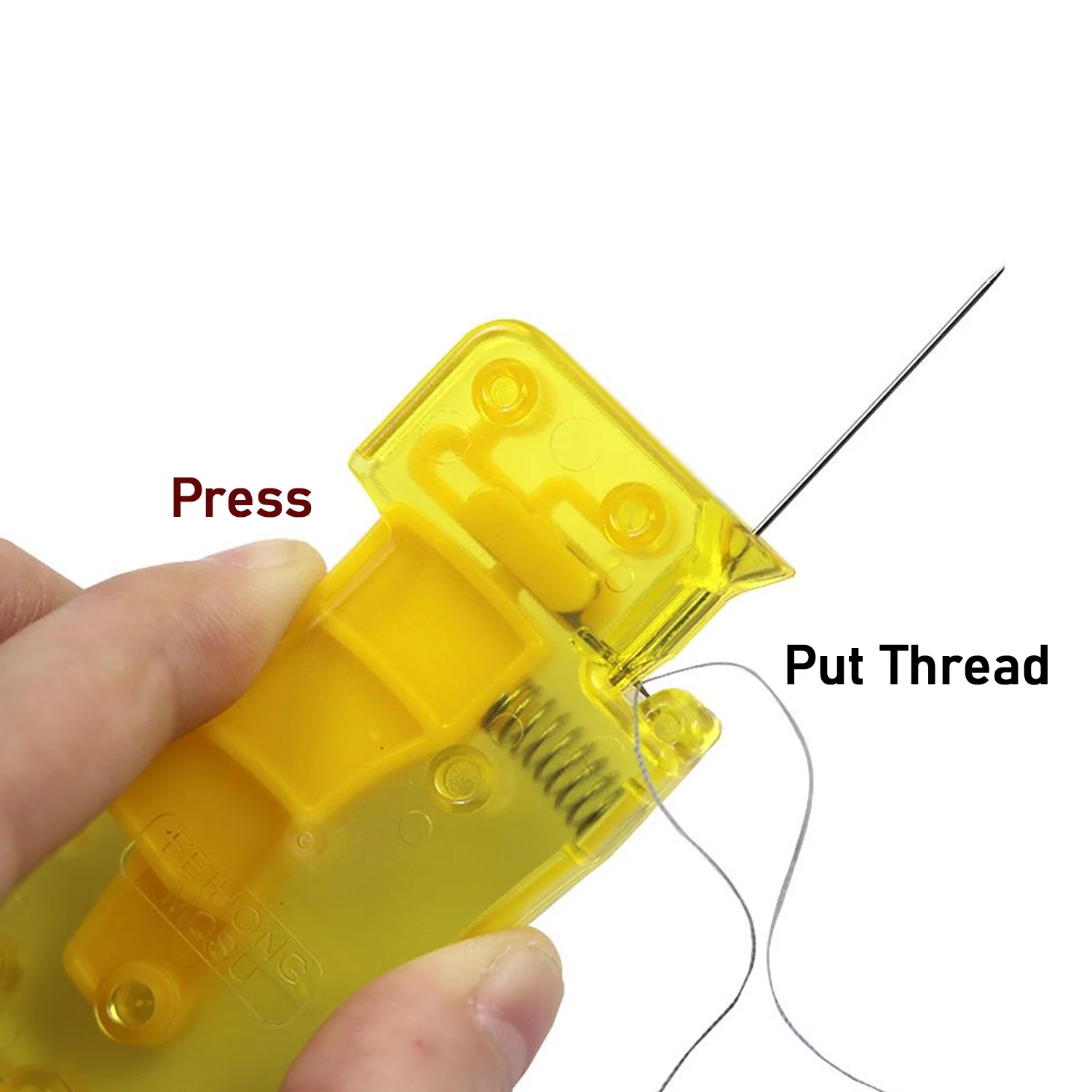 Needle Threader Stylish Comfortable Grip Automatic Threader for Home 1 Pc - Image 5