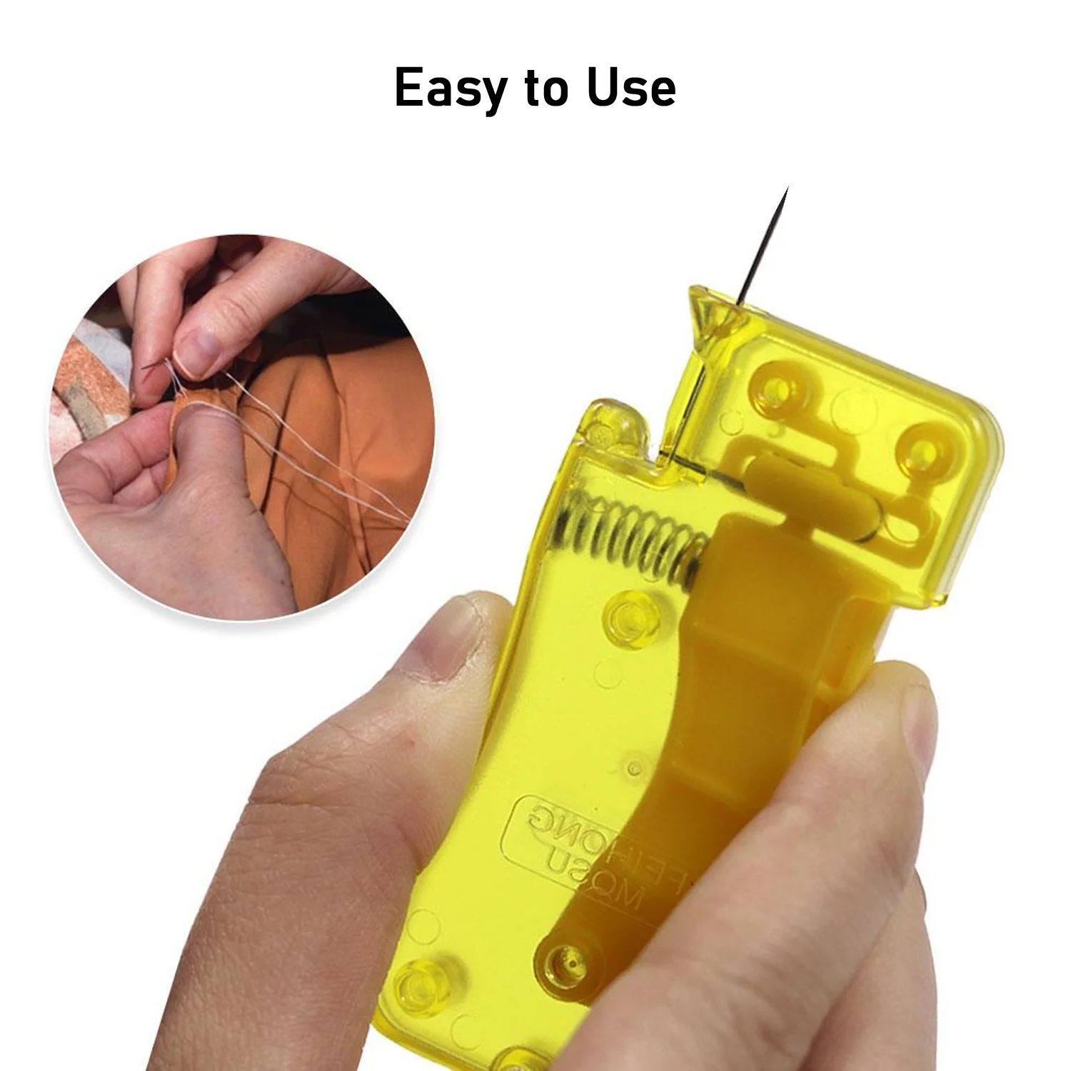 Needle Threader Stylish Comfortable Grip Automatic Threader for Home 1 Pc - Image 6
