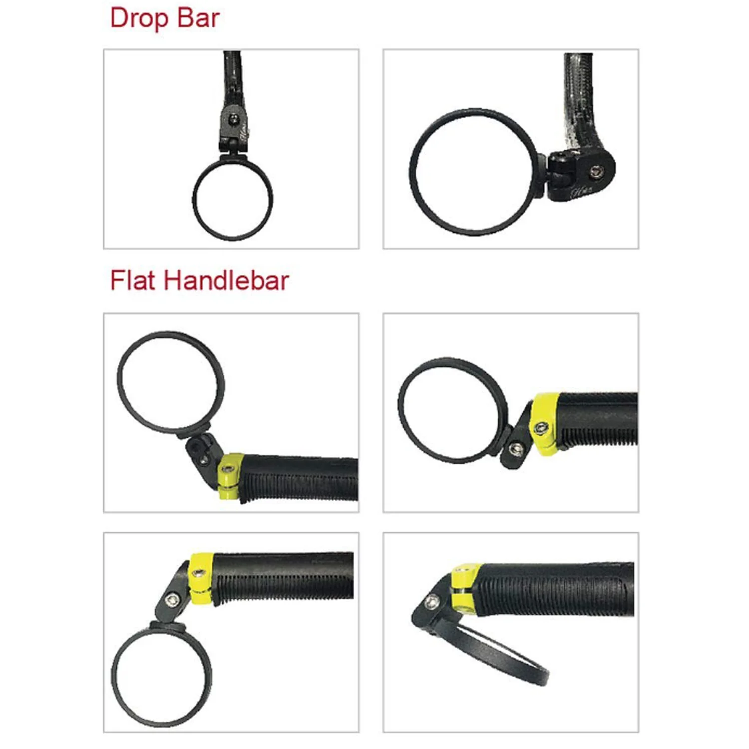 Bar End Bike Mirror: 360° Rotatable & Foldable (1 Pc) - Image 8