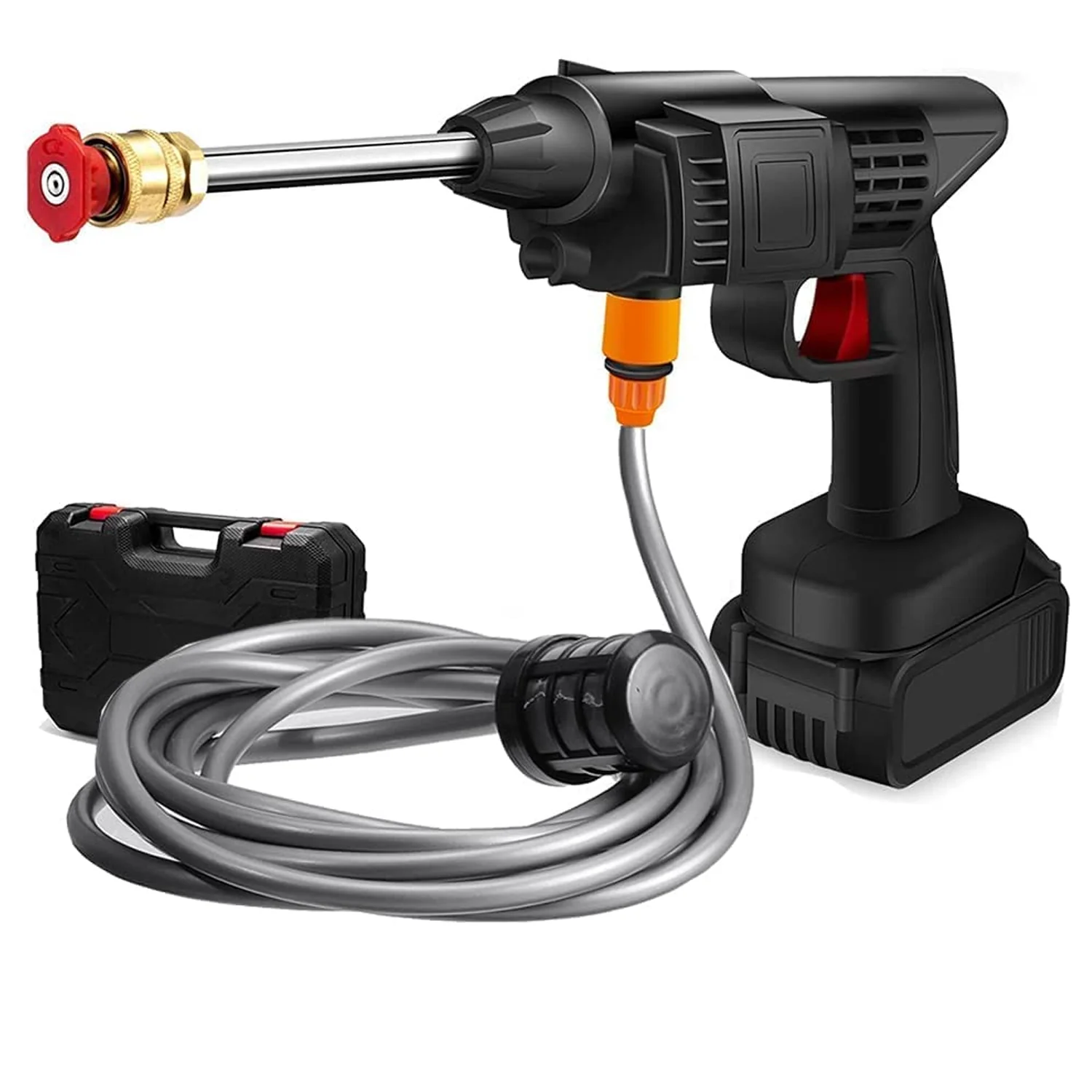 48V Portable Car Pressure Washer Kit with Rechargeable Battery - Image 4
