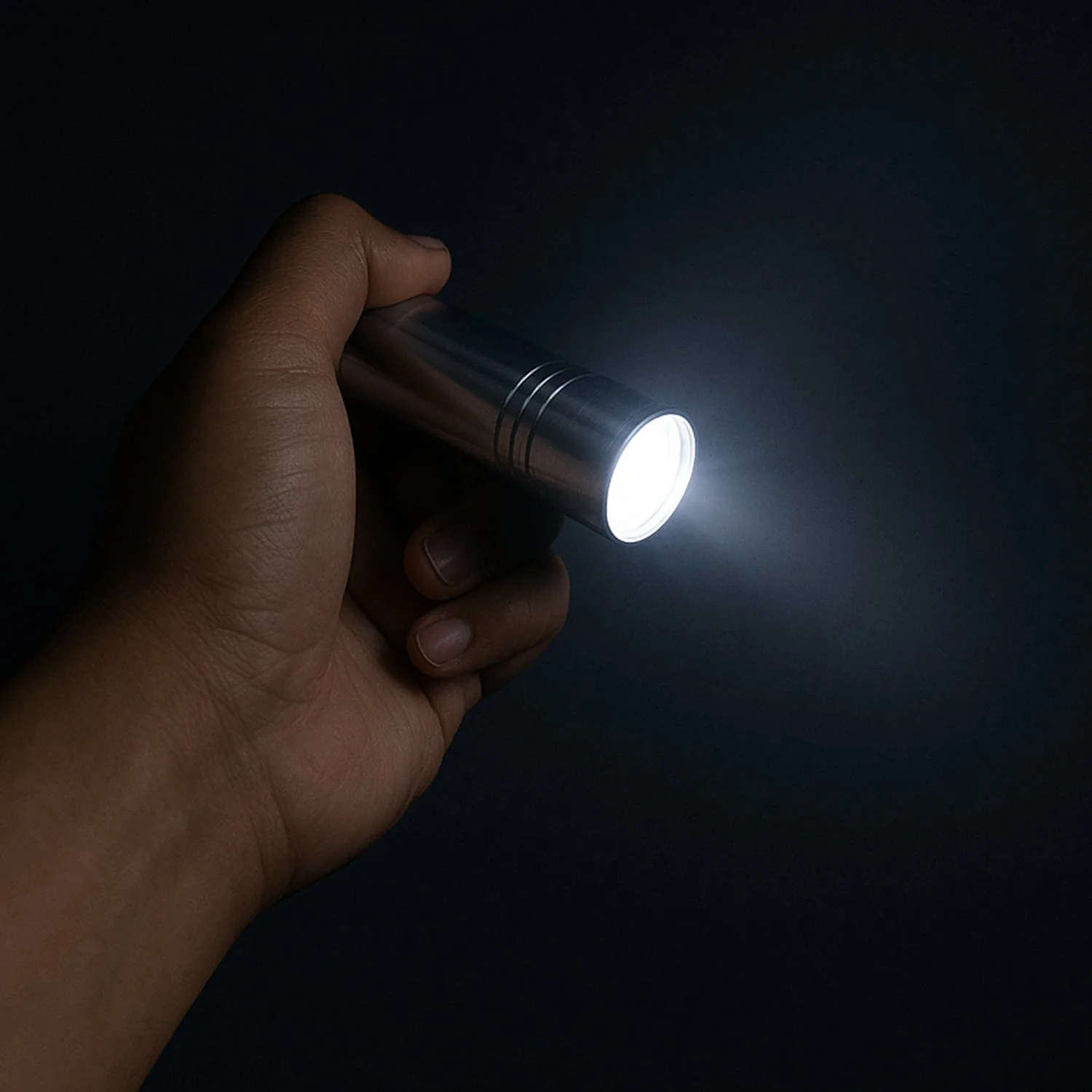 Portable Mini Torch / Flashlight LED Powerful High Lumens Pen Light Easy To Carry, Portable Pocket Compact Torch for Emergency 3 Battery operated (Battery not included / 1 pc) - Image 3