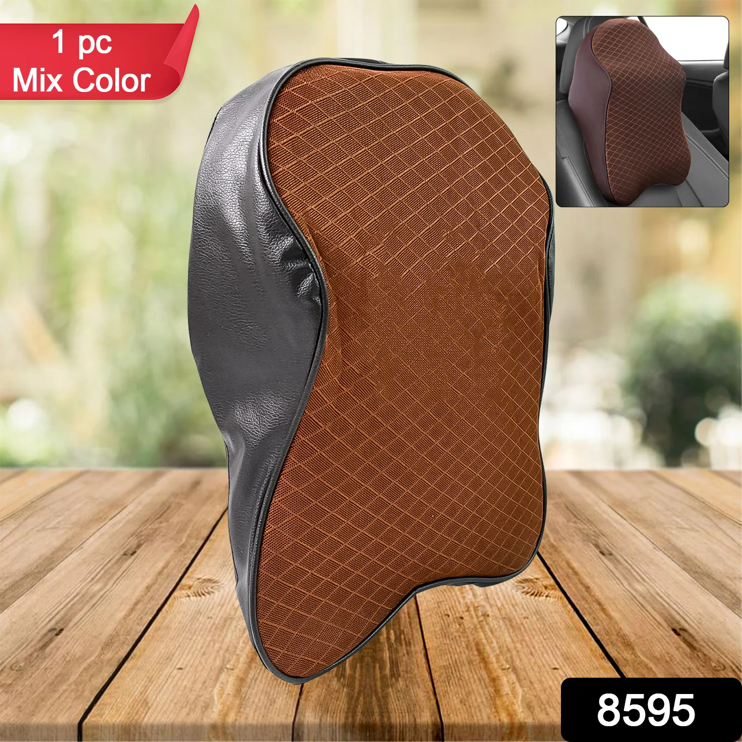 Say Goodbye to Neck Pain: Memory Foam Car Neck Pillow for Drivers (1 Pc, Mix Color) - Image 2