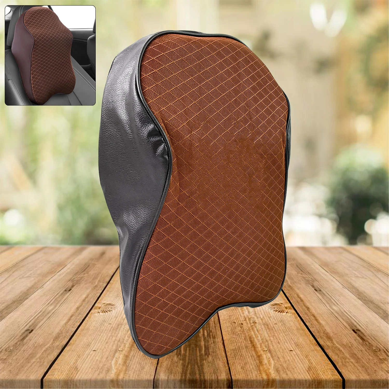 Say Goodbye to Neck Pain: Memory Foam Car Neck Pillow for Drivers (1 Pc, Mix Color) - Image 7