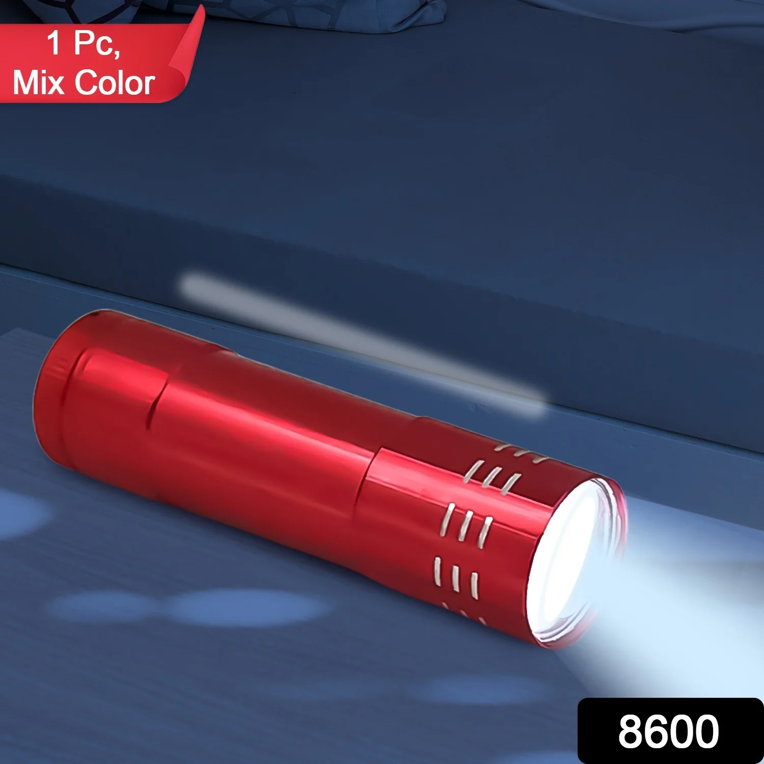 Portable Mini Torch, Super-Bright Mini 3 LED Bulb Pocket Torches (Battery not included / 1 pc / Mix Color ) - Image 2