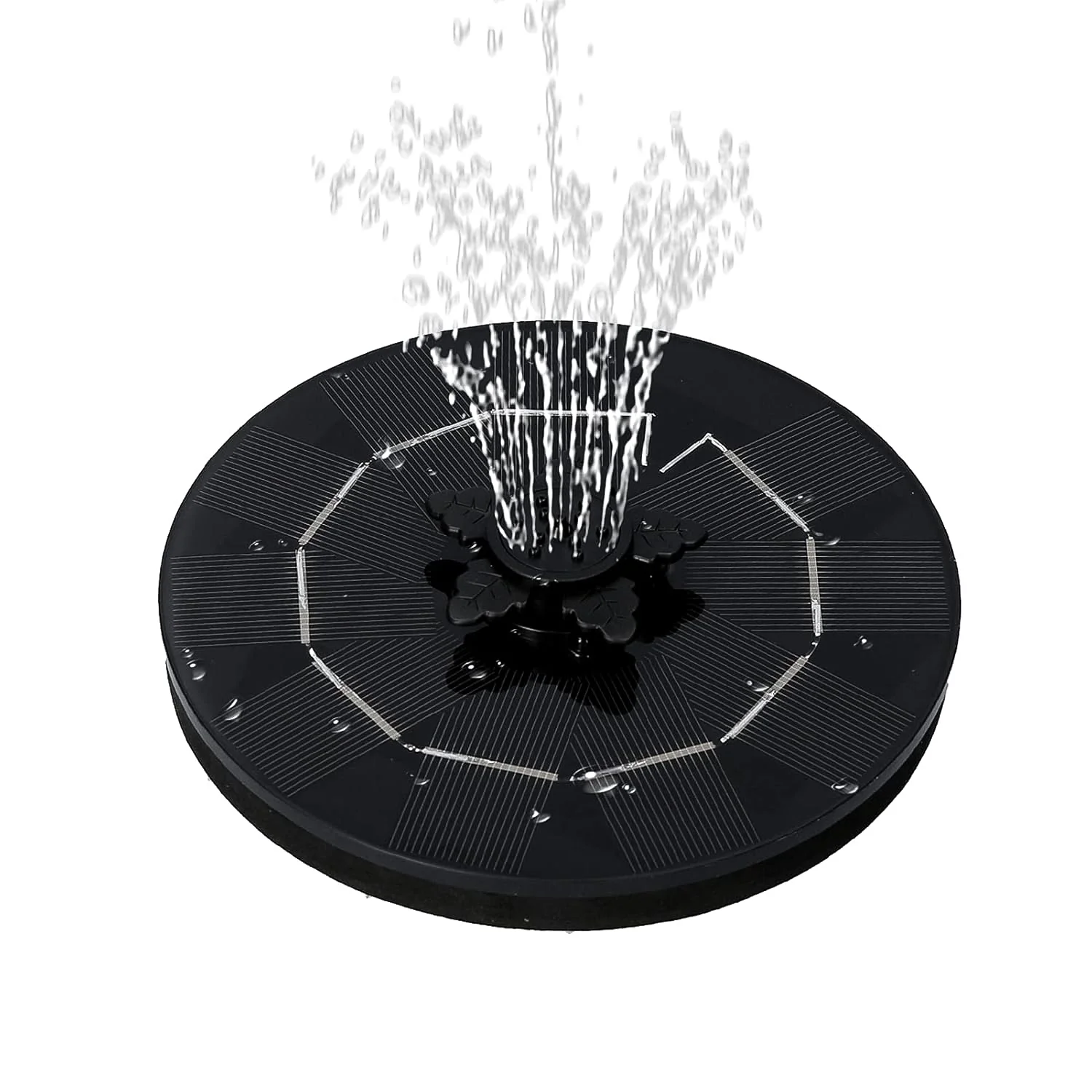 Fast Fountain by Pocket Hose - Solar-Powered - Instantly Adds a Water Feature Virtually Anywhere - 5 Spray Modes - No Installation or Batteries Required - Great for Bird Baths, Pools, Pond & More (1 Pc) - Image 5