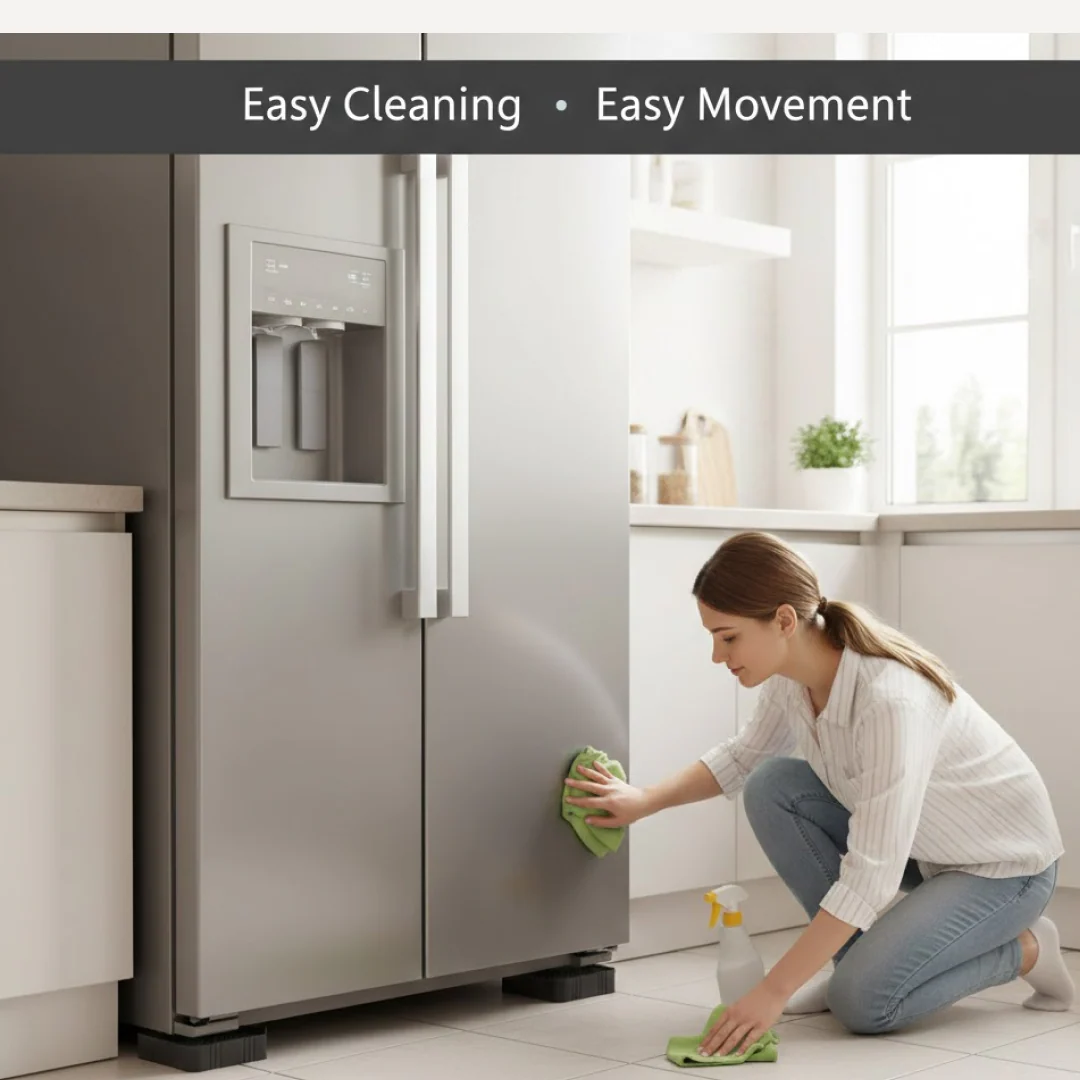 Refrigerator base Stand 4pcs, Washing Machine Stand, Furniture Base Stand, Fridge - Image 3