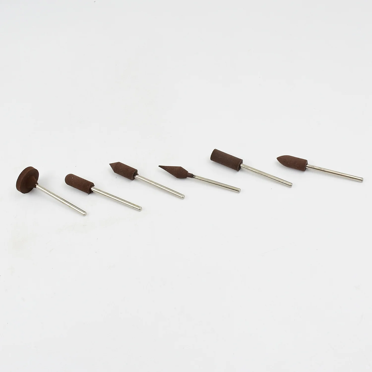 Mounted Points Abrasive Stone Head Grinding Wheel Bits Rotary Tool Kit (6 Pcs) - Image 3
