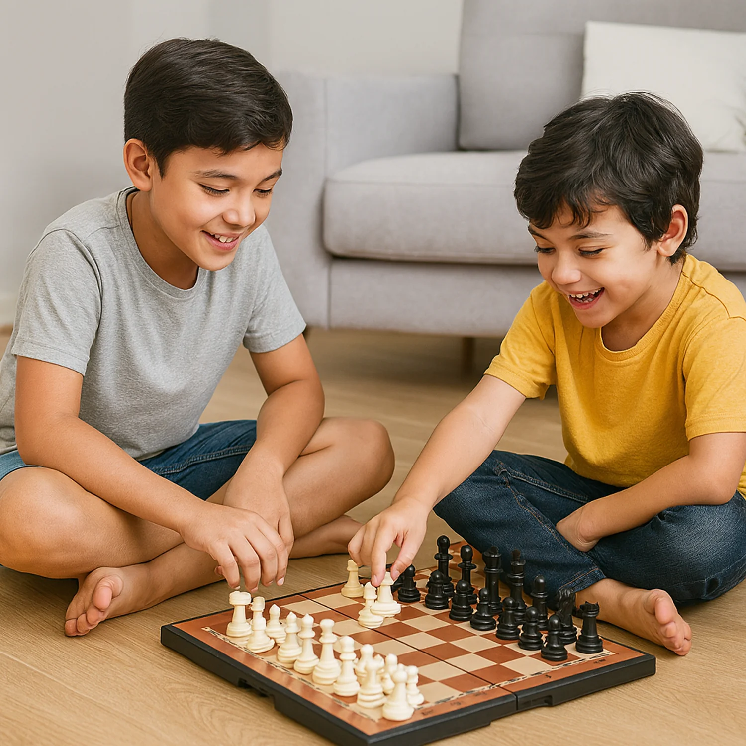Premium Portable Chess Set Plastic Chess Pieces (1 Set) - Image 3
