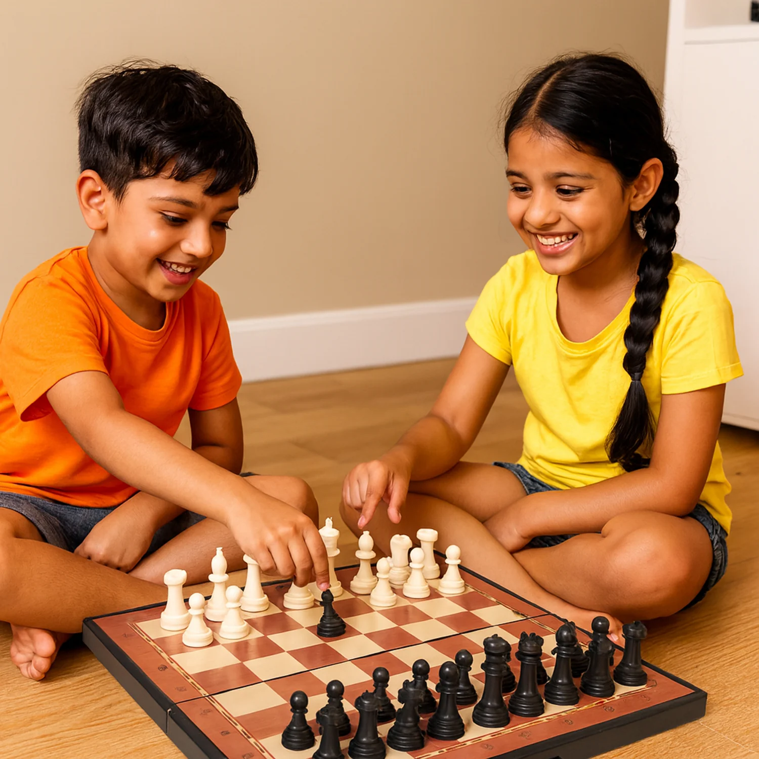 Premium Portable Chess Set Plastic Chess Pieces (1 Set) - Image 6